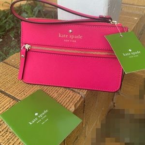 Kate Spade Wristlet/Wallet  NWT's Gorgeous Pink